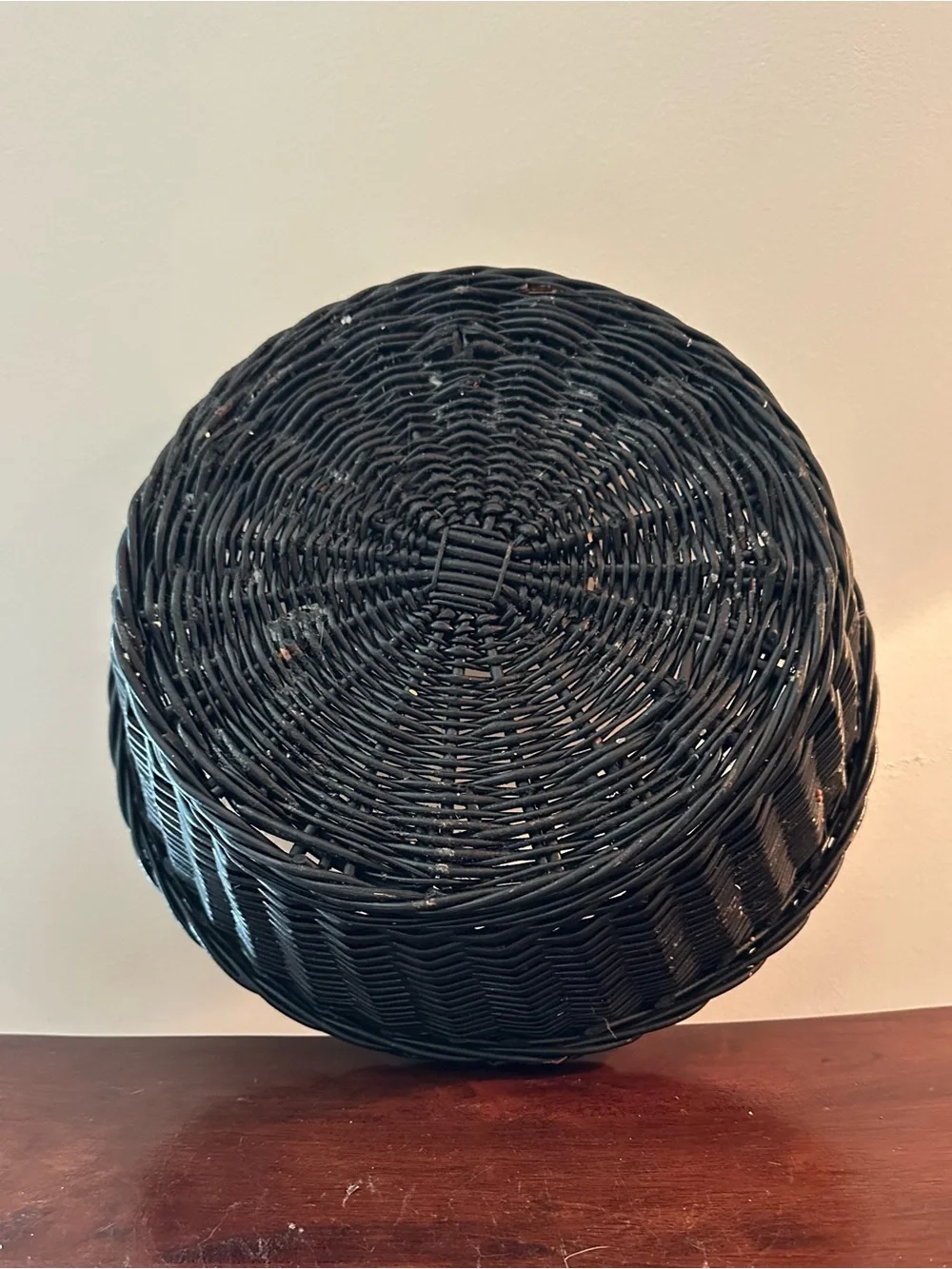 Vintage heavy basket
